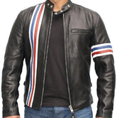 Classyak Men's Easy Rider Leather Jacket
